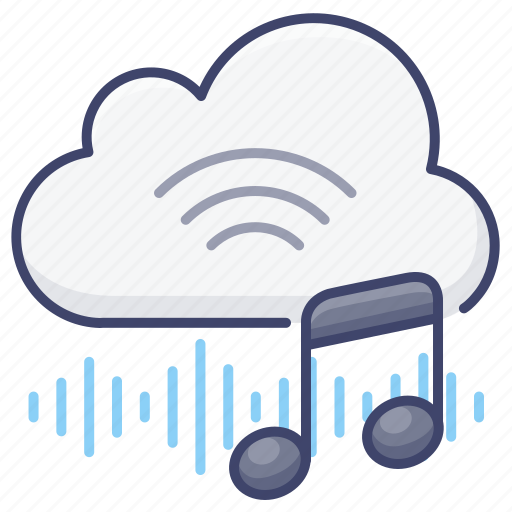 Cloud, digital, internet, music icon - Download on Iconfinder