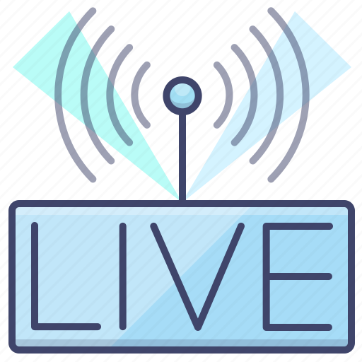 Broadcast, live, performent, show icon - Download on Iconfinder