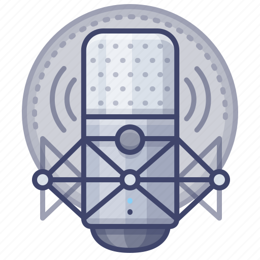 Microphone, recording, singing, studio icon - Download on Iconfinder