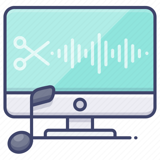 Computer, cut, music, software icon - Download on Iconfinder