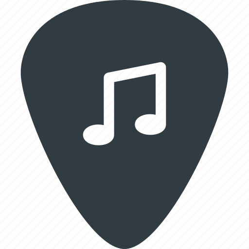 Guitar, instrument, music, pick, play icon - Download on Iconfinder