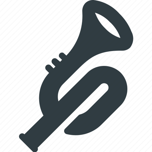 Horm, instrument, music, play, tromp, trompet icon - Download on Iconfinder