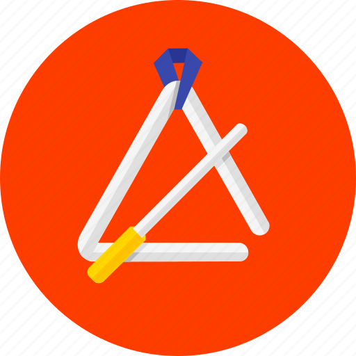Musical, triangle, audio, equipment, music, sound, tool icon - Download on Iconfinder