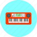 synthesizer, equipment, instrument, music, musical, notes, sound 