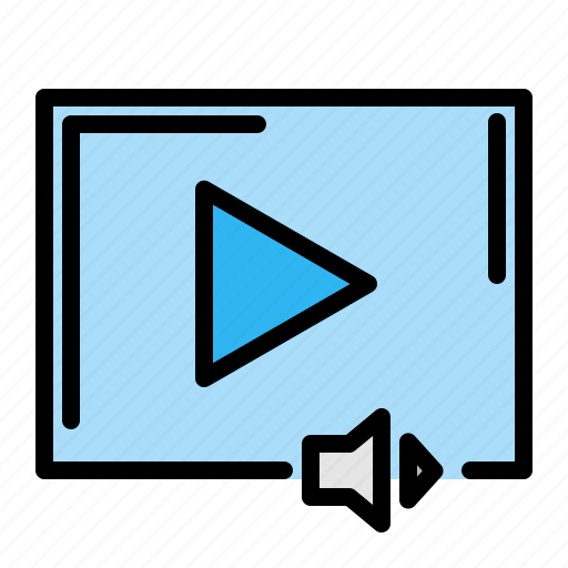 Audio, cinema, film, movie, streaming, volume film, volume movie icon - Download on Iconfinder