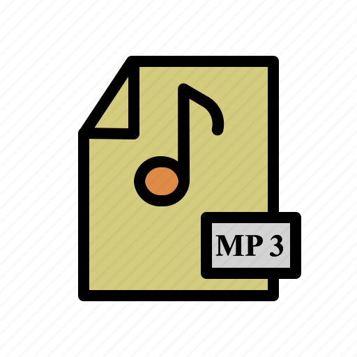 Audio, file mp3, folder mp3, music, song icon - Download on Iconfinder