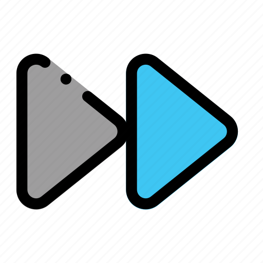 Arrow, forward, music, navigation, next, player, sound icon - Download on Iconfinder
