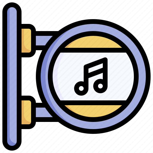 Signboard, music, store, multimedia, shopping icon - Download on Iconfinder