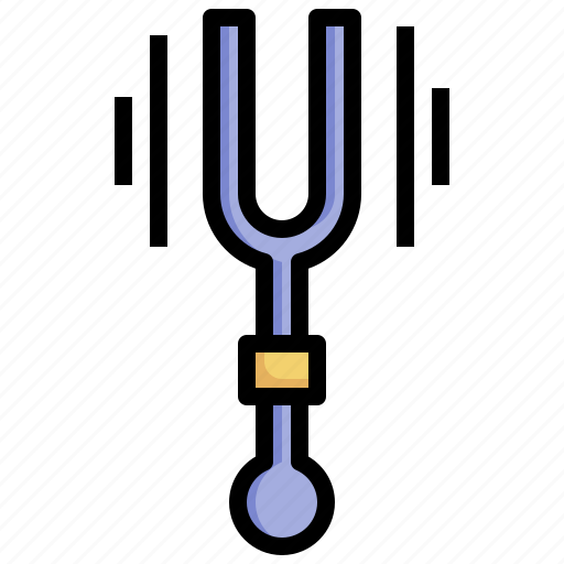 Tuning, fork, music, multimedia, reflex, tool icon - Download on Iconfinder