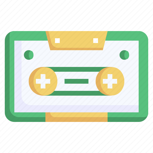 Cassette, recording, audio, tape, music, electronics icon - Download on Iconfinder