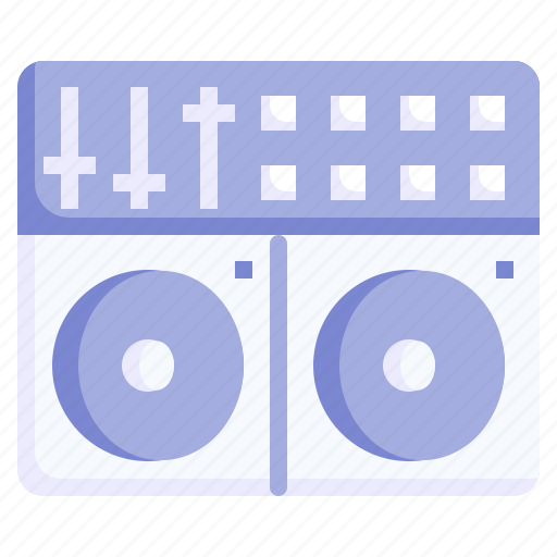 Turntable, dj, mixer, music, multimedia, record, player icon - Download on Iconfinder
