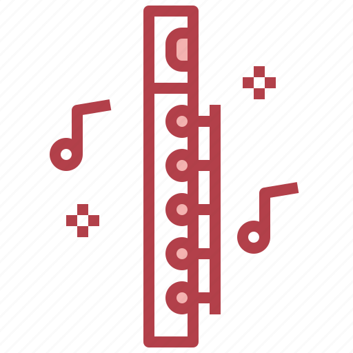 Flute, music, orchestra, wind, instrument icon - Download on Iconfinder