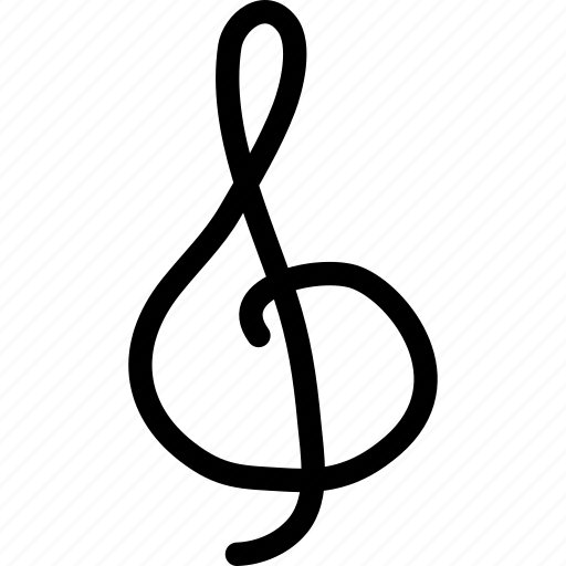Classic music, clef, french violin clef, g clef, melody, treble clef, note icon - Download on Iconfinder