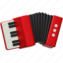 accordian, keyboard, piano, musical instrument, equipment, ornament, music, element, instrument 