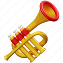 trumpet, musical instrument, equipment, ornament, music, sound, element, musical, instrument 