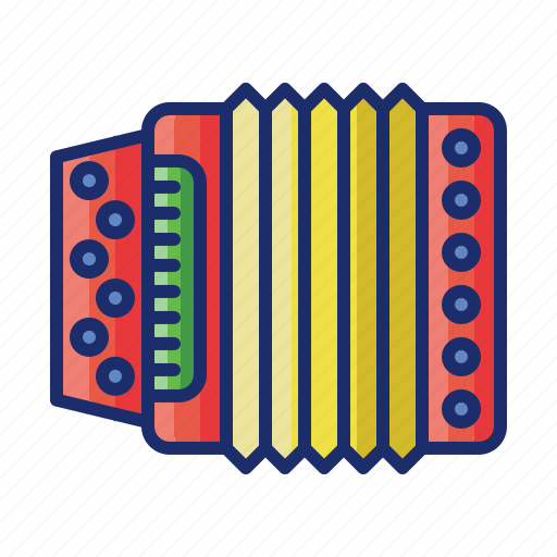 Chromatic, accordion, music, instrument icon - Download on Iconfinder