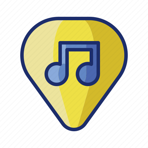 Guitar, pick, music, instrument icon - Download on Iconfinder