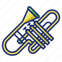 trombone, music, instrument