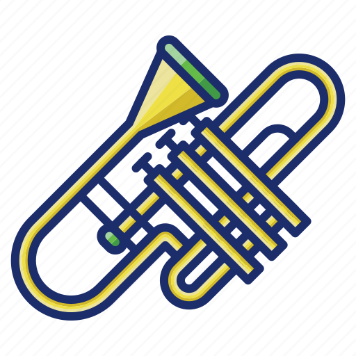 Trombone, music, instrument icon - Download on Iconfinder