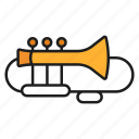 musical instruments, play, song, trumpet