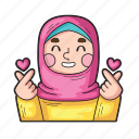 muslim, girls, love, heart, favorite, hijab, woman