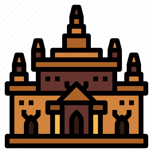 Bagan, myanmar, landmark, temple, architecture icon - Download on Iconfinder