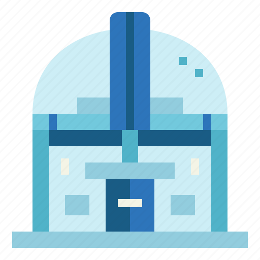 Building, dome, house, observatory, planetarium icon - Download on Iconfinder