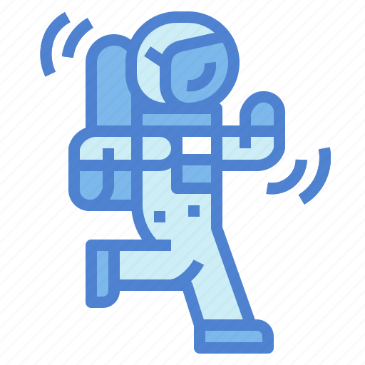 Astronaut, cosmonaut, running, space, spaceman, suit icon - Download on Iconfinder