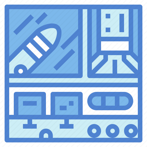 Computer, missile, monitor, operator, system, technology icon - Download on Iconfinder