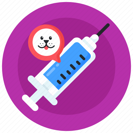 Dog inoculation, dog vaccination, dog immunization, dog injection, pet vaccination icon - Download on Iconfinder