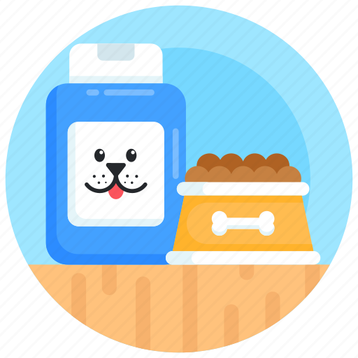 Pet food, dog food, dog meal, pet supplies, dog products icon - Download on Iconfinder