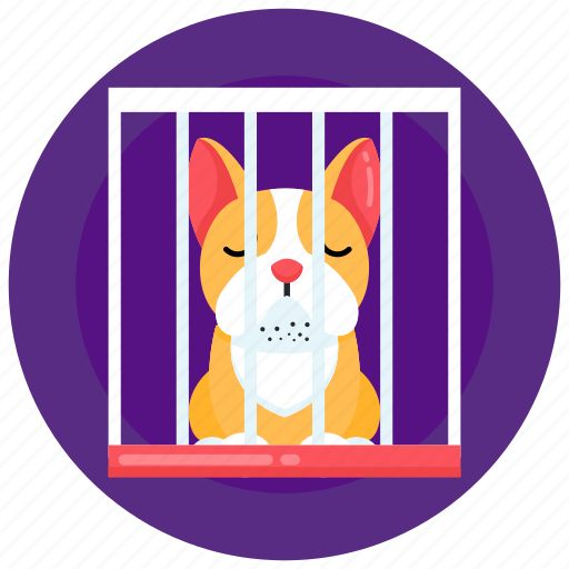 Pet cage, animal cage, dog cage, puppy cage, hound cage icon - Download on Iconfinder