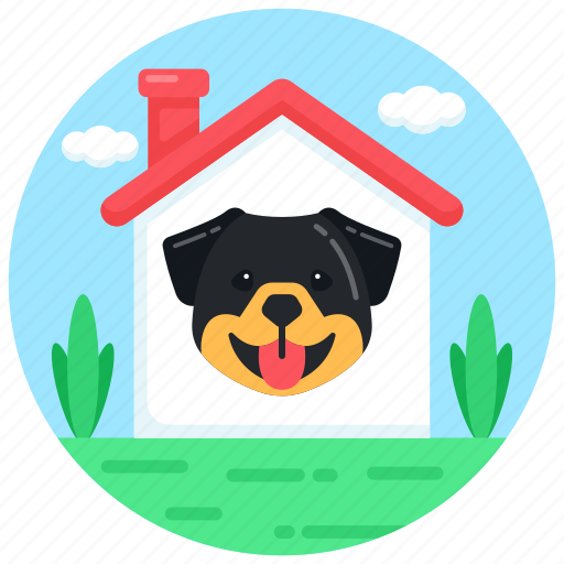 Pet house, dog home, dog shelter, dog house, dog shed icon - Download on Iconfinder