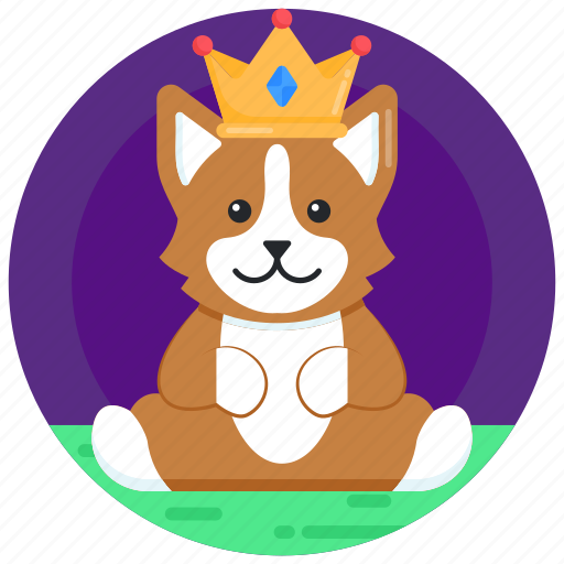 Dog winner, crowned dog, king dog, crowned pet, crowned puppy icon - Download on Iconfinder