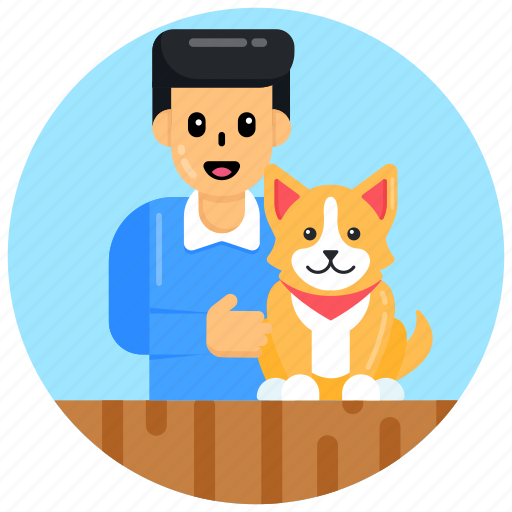 Dog trainer, dog owner, pet trainer, animal trainer, puppy trainer icon - Download on Iconfinder