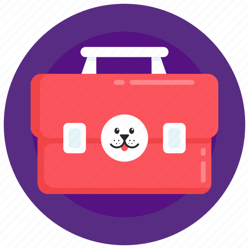 Dog emergency aid, veterinary bag, dog aid box, pet aid kit, pet first aid icon - Download on Iconfinder