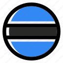 botswana, flag, country, nation, national, flags, national flag, country flag, circle