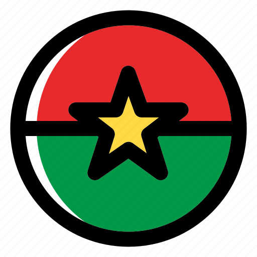 Burkina faso, flag, country, nation, national, flags, national flag icon - Download on Iconfinder