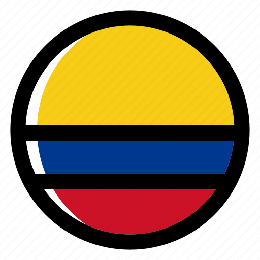 Colombia, colombian, flag, country, nation, national, flags icon - Download on Iconfinder