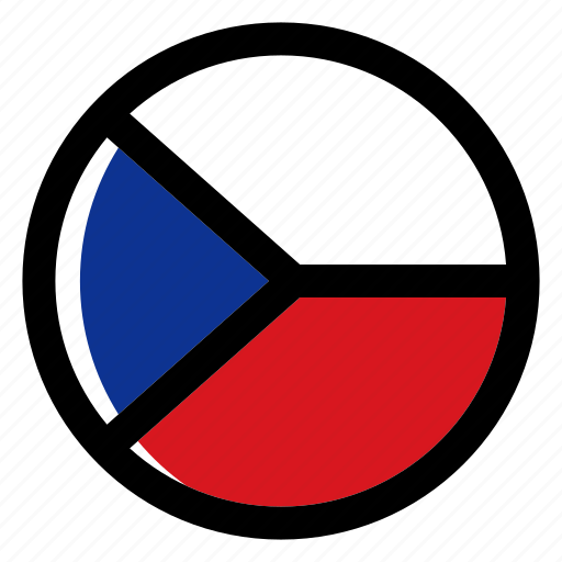 Czech republic, czechia, czech, flag, country, nation, national icon - Download on Iconfinder