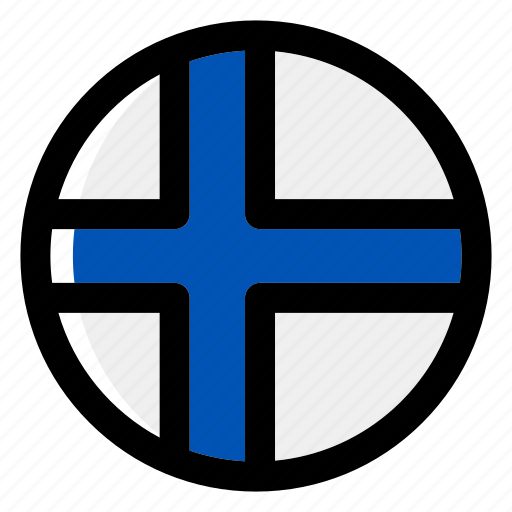 Finland, finnish, flag, country, nation, national, flags icon - Download on Iconfinder