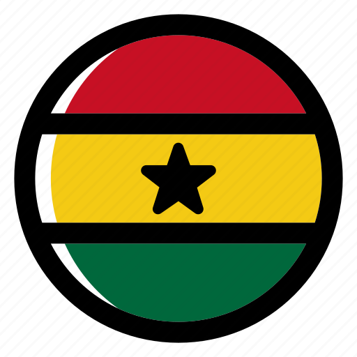 Ghana, flag, country, nation, national, flags, national flag icon - Download on Iconfinder