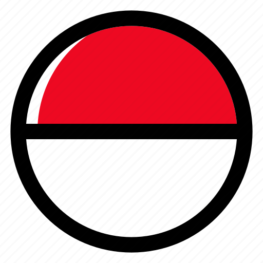 Indonesia, indonesian, flag, country, nation, national, flags icon - Download on Iconfinder