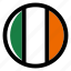 ireland, irish, flag, country, nation, national, flags, national flag, country flag 
