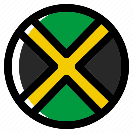 Jamaica, jamaican, flag, country, nation, national, flags icon - Download on Iconfinder