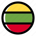 lithuania, lithuanian, flag, country, nation, national, flags, national flag, country flag