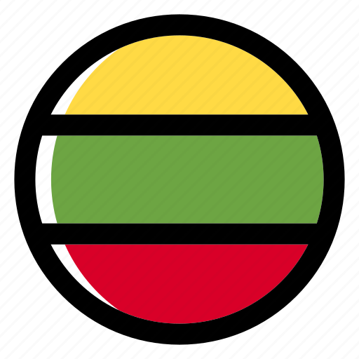 Lithuania, lithuanian, flag, country, nation, national, flags icon - Download on Iconfinder