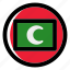 maldives, maldivian, flag, country, nation, national, flags, national flag, country flag 