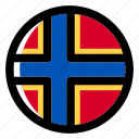 orkney islands, flag, country, nation, national, flags, national flag, country flag, circle