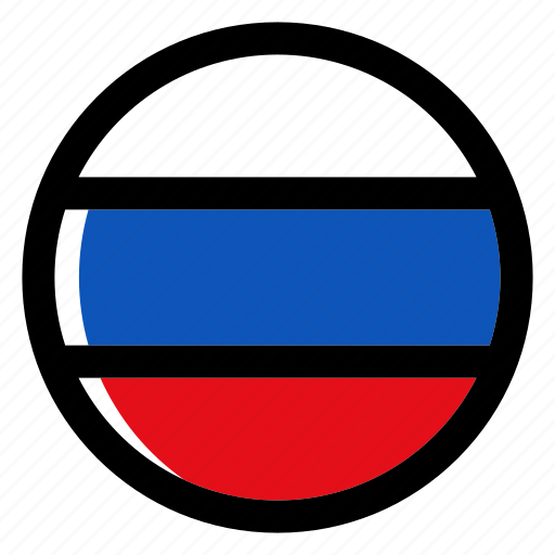 Russia, russian, ruski, flag, country, nation, national icon - Download on Iconfinder